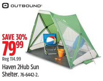 Canadian Tire Haven 2Hub Sun Shelter offer