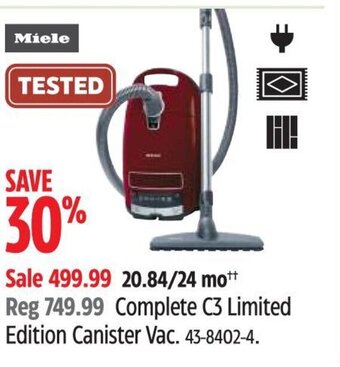 Canadian Tire Complete C3 Limited Edition Canister Vac offer