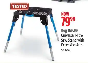 Canadian Tire Universal Mitre Saw Stand with Extension Arm offer