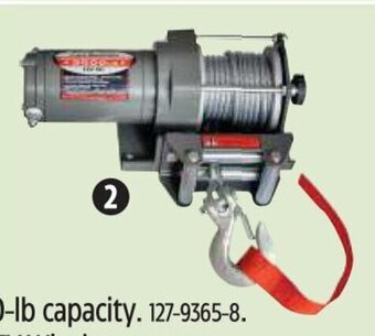 Canadian Tire Tundra Tested 3000-lb ATV / UTV Winch. offer