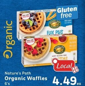 IGA Nature's Path Organic Waffles 6's offer