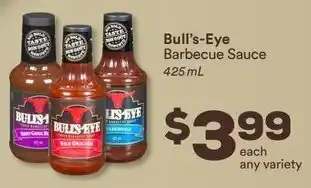 IGA Bull's-Eye Barbecue Sauce 425 mL offer