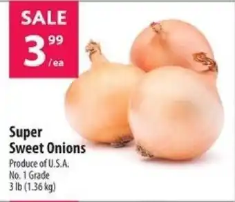 Co-op Super Sweet Onions, 3 lb (1.36 kg) offer