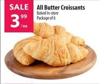 Co-op All Butter Croissants Baked In-store Package of 6 offer