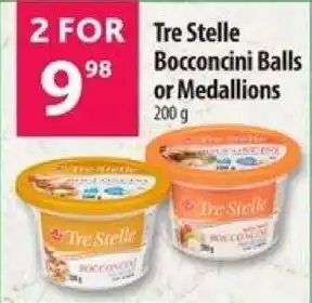 Co-op Tre Stelle Bocconcini Balls or Medallions 2 x 200 g offer