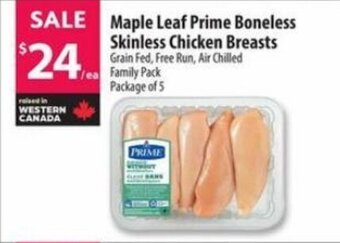 Co-Op Food Maple Leaf Prime Boneless Skinless Chicken Breasts offer