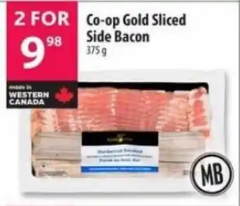 Co-Op Food Co-op Gold Sliced Side Bacon 2 x 375 g offer