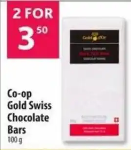 Co-Op Food Co-op Gold Swiss Chocolate Bars 100 g offer