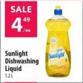 Co-Op Food Sunlight Dishwashing Liquid 1.2 L offer