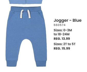 Toys R us Jogger - Blue 0-3M to 18-24M offer