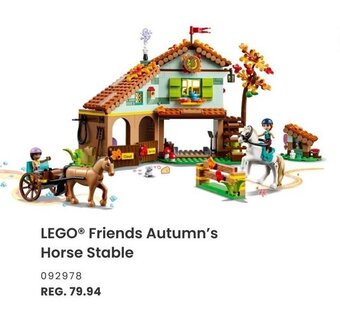 Toys R us LEGO Friends Autumn's Horse Stable offer