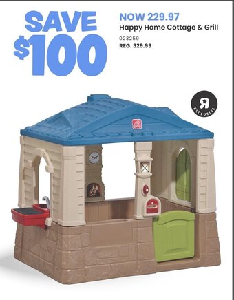 Toys R us Happy Home Cottage & Grill offer