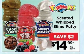 Showcase Yummmerz scented whipped slime putty offer