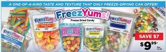 Showcase Freeze dried candy offer