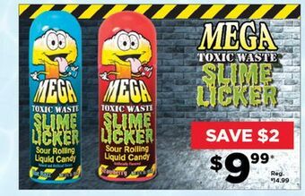 Showcase Mega toxic waste slime licker offer