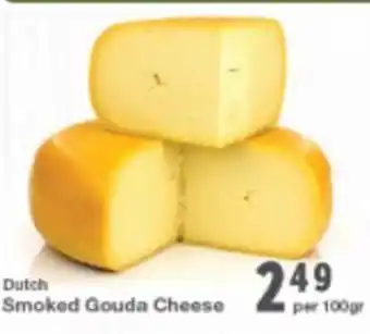 Quality Foods Dutch Smoked Gouda Cheese 100gr offer