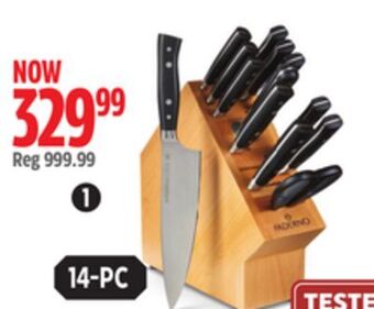 Canadian Tire Paderno montgomery knife block set offer