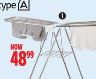 Canadian Tire Type a stainless-steel gullwing drying rack offer