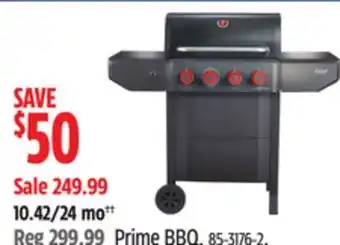 Canadian Tire Master chef chef prime 4-burner propane gas bbq grill offer