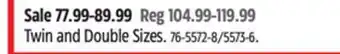 Canadian Tire Woods twin and double sizes offer