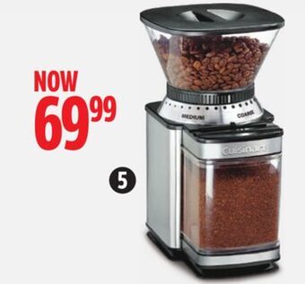 Canadian Tire Cuisinart supreme grind automatic burr mill offer