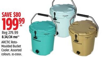 Canadian Tire Woods arctic roto- moulded bucket cooler offer