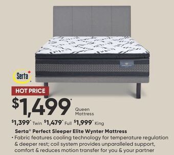 Sleep Country Serta® perfect sleeper elite wynter mattress offer