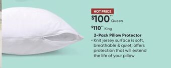 Sleep Country 2-pack pillow protector offer