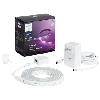 Best Buy Philips hue lightstrip plus v4 2m (6.6 ft.) smart led light strip offer