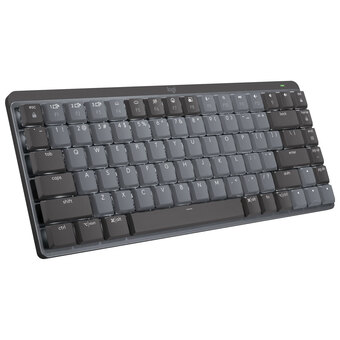Best Buy Logitech mx mechanical mini wireless compact backlit clicky keyboard - graphite - english offer