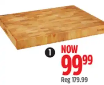Canadian Tire Vida by paderno canadian maple end grain butcher block offer