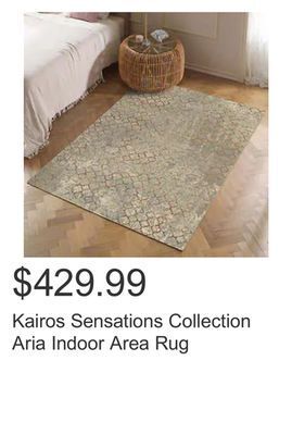 Costco Kairos sensations collection aria indoor area rug offer
