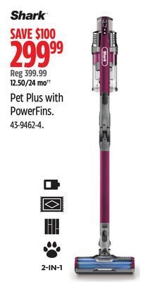 Canadian Tire Shark pet plus with powerfins offer