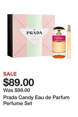 Sephora Prada candy eau de parfum perfume set offer