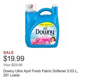 Costco Downy ultra april fresh fabric softener 5.03 l, 251 loads offer