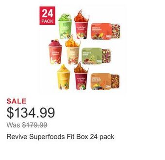 Costco Revive superfoods fit box 24 pack offer