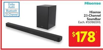 Walmart Hisense 2.1-channel soundbar offer