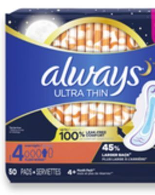 Walmart Always liners 136s offer