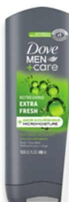 Walmart Dove men+care body wash offer