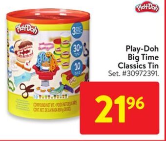 Walmart Play-doh big time classics tin offer