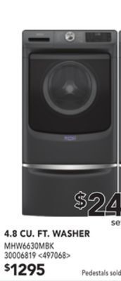 Lowe's Maytag 4.8 cu. ft. washer offer