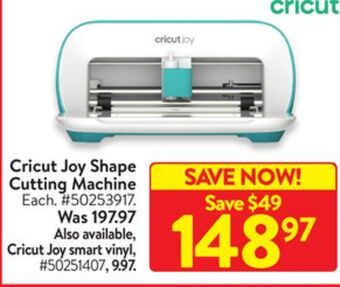 Walmart Cricut joy shape cutting machine offer
