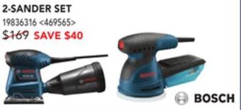 Lowe's Bosch 2-sander set offer
