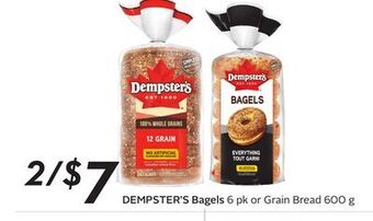 Sobeys Bagels offer