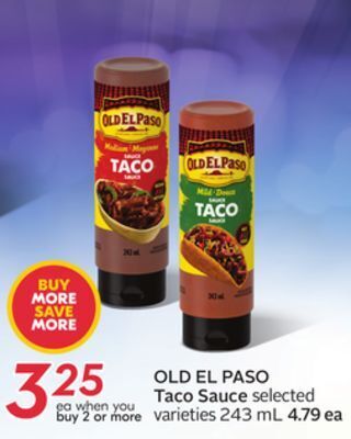Sobeys Taco sauce offer