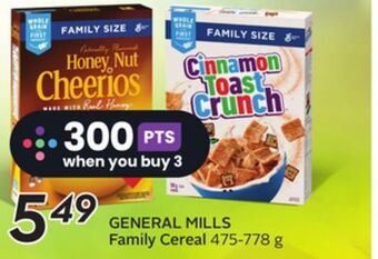 Sobeys Family cereal offer