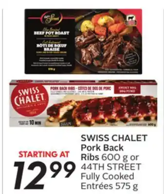 Sobeys Swiss chalet pork back ribs offer