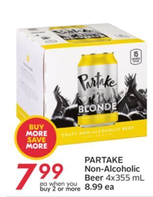 Sobeys Non-alcoholic beer offer
