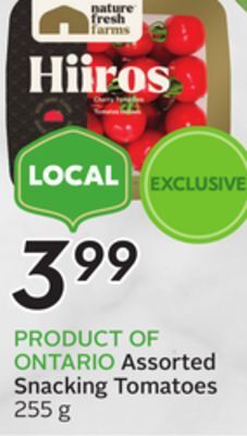 Sobeys Assorted snacking tomatoes offer