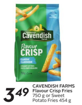 Sobeys Flavour crisp fries offer